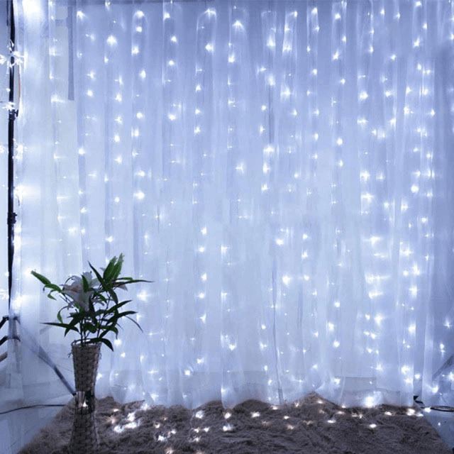 Luzes de LED Curtain para Decoração de Natal